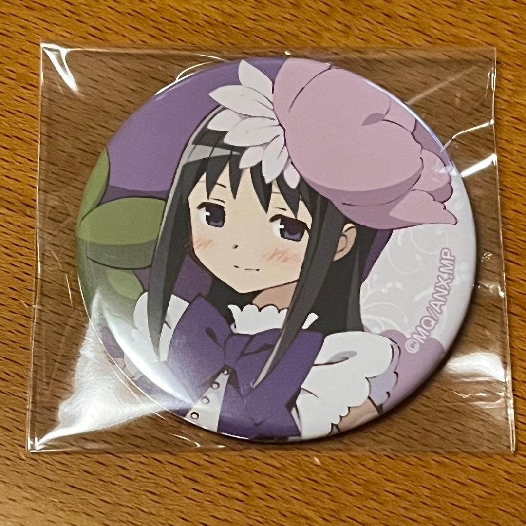 Puella Magi Madoka Magica Lawson Flower Fairy Ver. Can Badge Homura Akemi