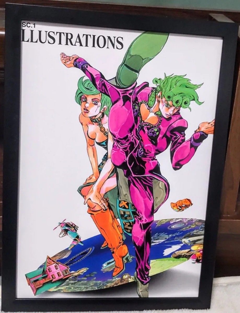 【516】jojo的奇妙冒险5部黄金之风joruno & trish【附带A4海报 · 额1张】