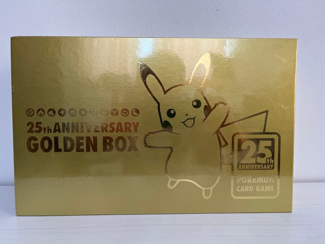 Pokemon Card 25th GOLDEN BOX Sealed with shrink wrap