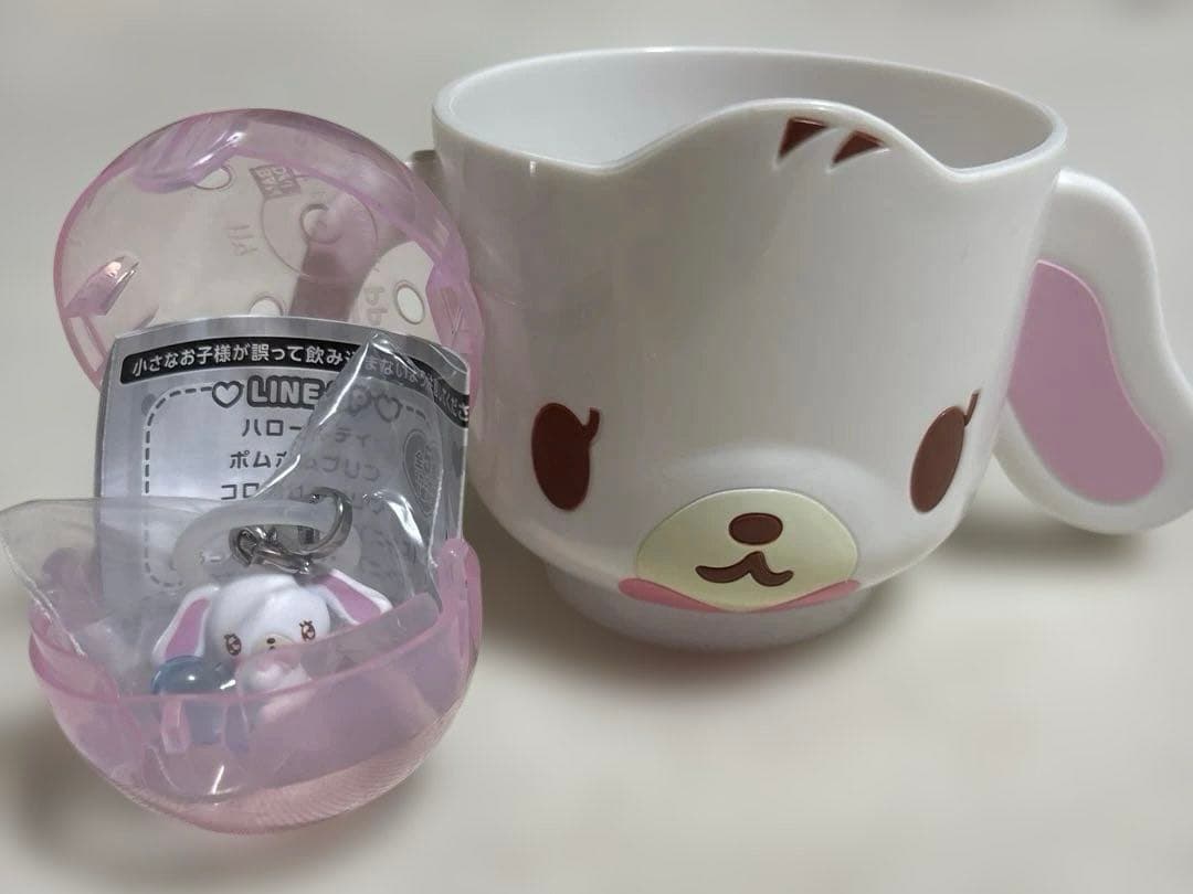 Sanrio Sugar Bunnies White Rabbit Plastic Cup & Marker Accessories Gacha