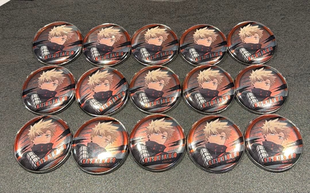 My Hero Academia, Hiroak, Tokyu Shibuya, Metal Pin Badge, Bakugo Katsuki, 15 pieces
