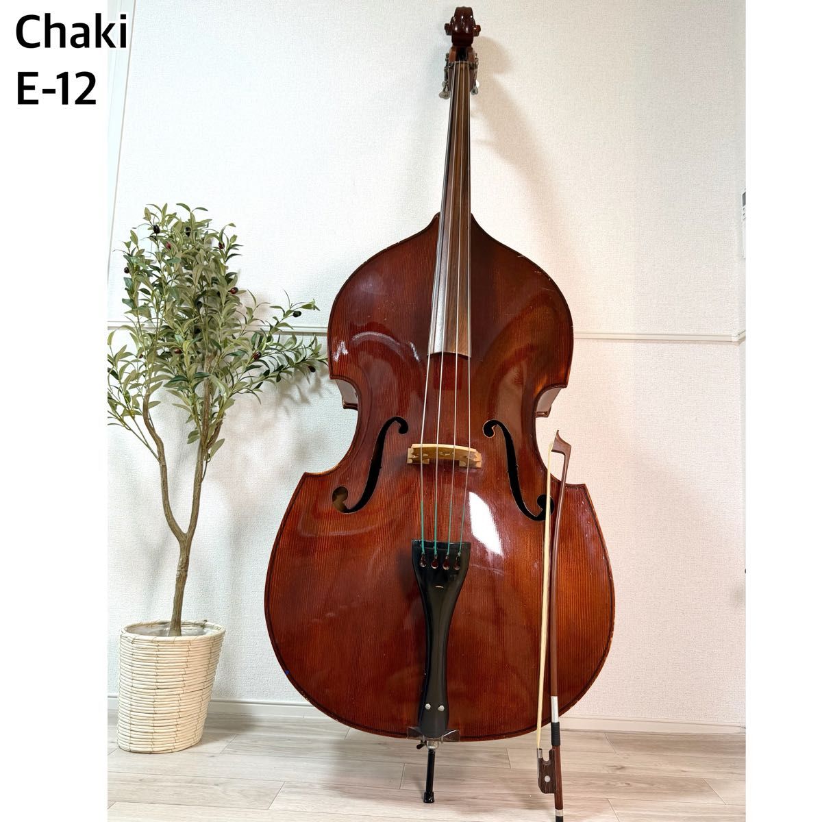 Chaki 查基 E-12 低音提琴 4/4 国产复古款