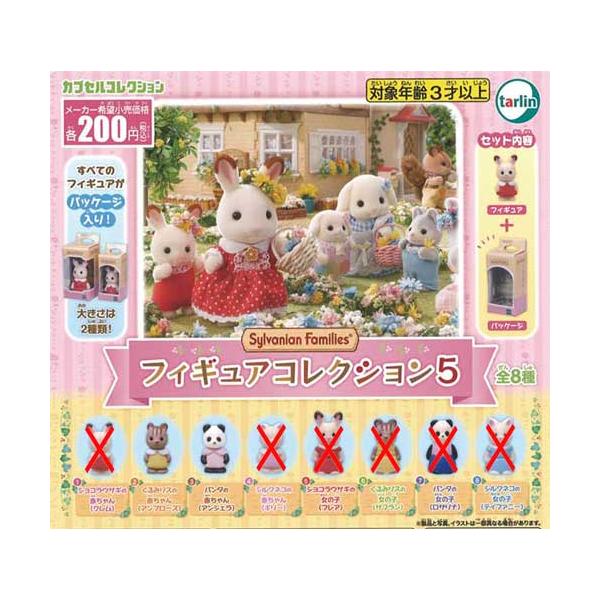 森之家族人偶收藏系列5【胡桃松鼠宝宝（安布罗斯）/熊猫宝宝（安吉拉）】两件套