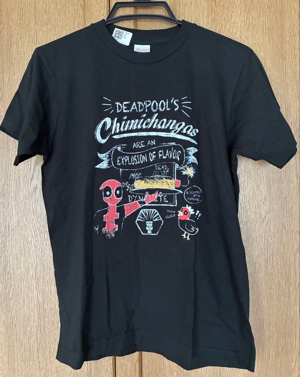 MARVEL 死侍 T恤 黑色 DEADPOOL 'S Chimichangas