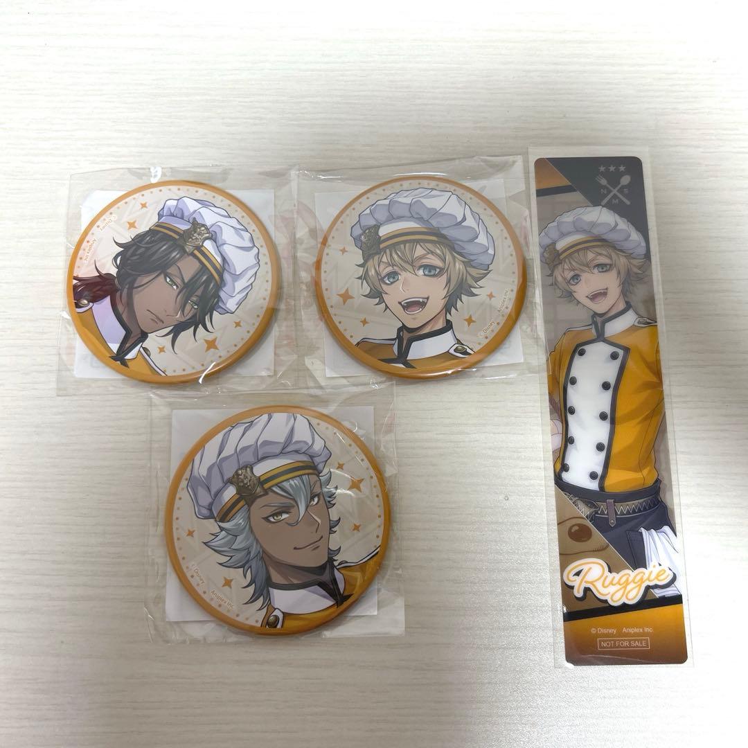 Twisted-Wonderland Big Can Badge: Leona, Maschef, Online Lottery, Ragi, Jack