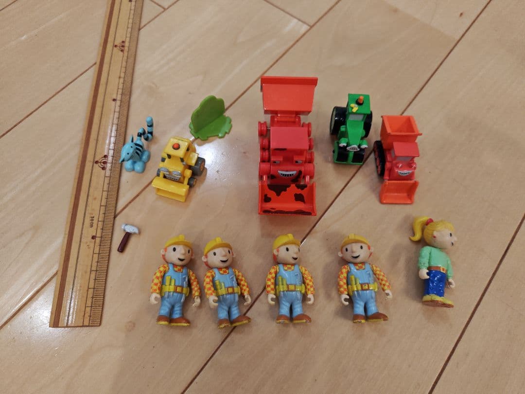 Bob the Builder Figurine Mini Car Bundle