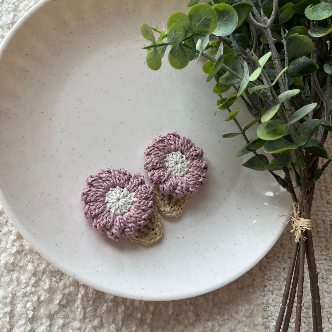 Handmade Flower Snap Clip