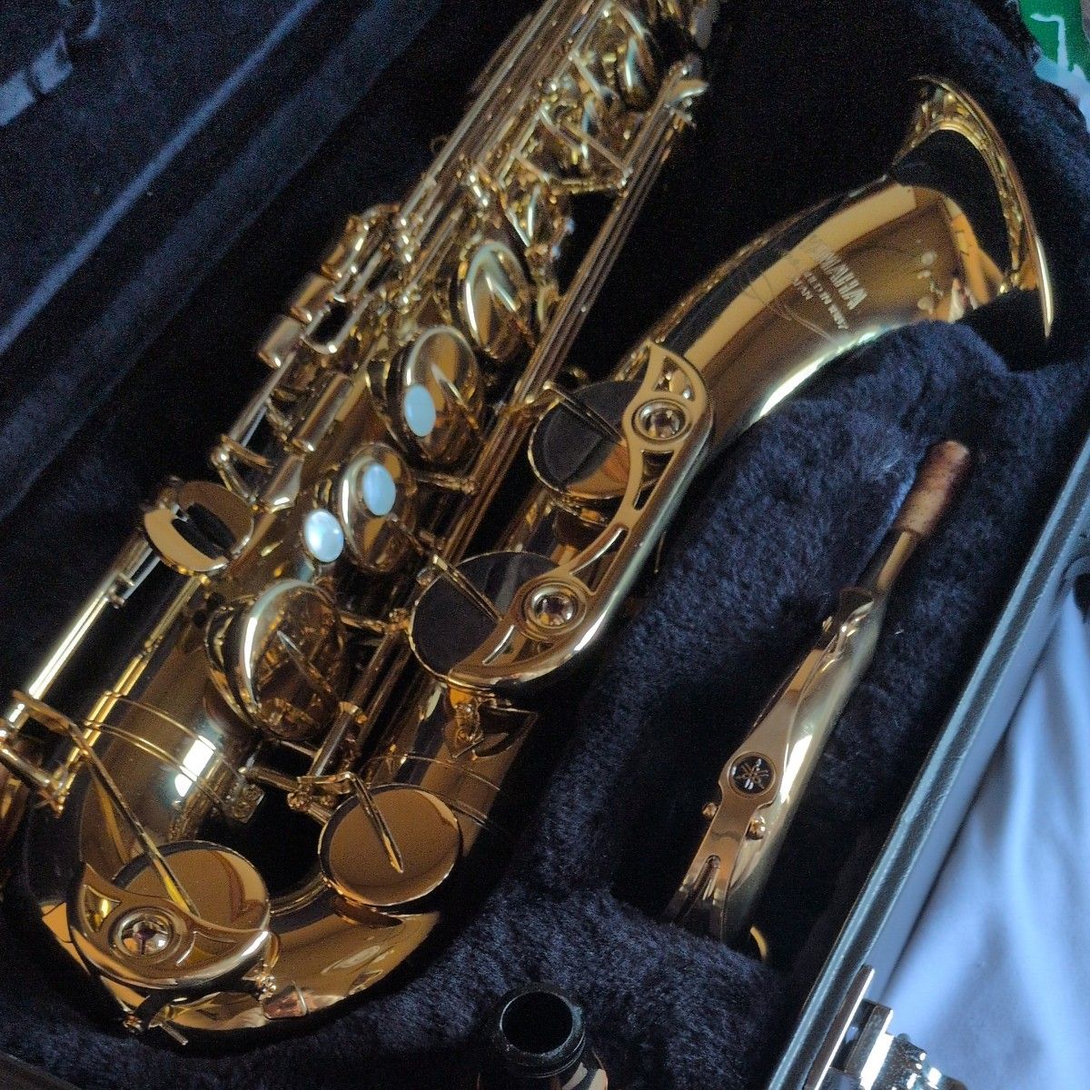 YAMAHA tener sax YTS-34-Ⅱ 带硬盒的附件多数