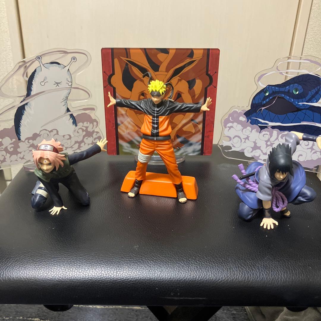 NARUTO Figure 3-Piece Set with Acrylic Stand