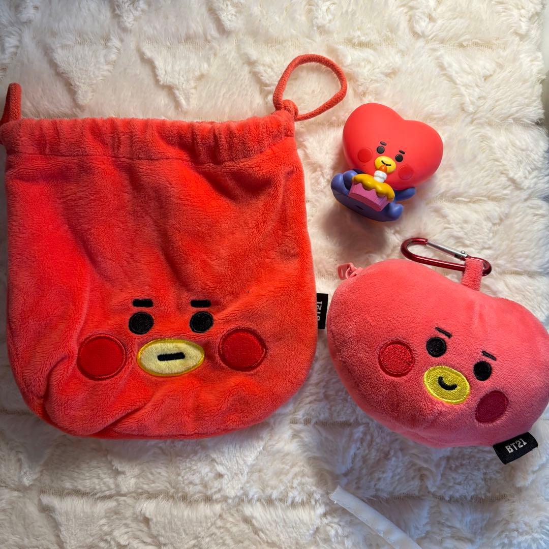 BT21 TATA coin case mascot drawstring pouch bulk sale