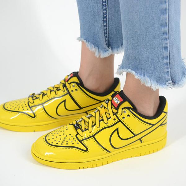 Nike Dunk Low x LEGO COL GS Junior Sneaker Yellow if2117-700