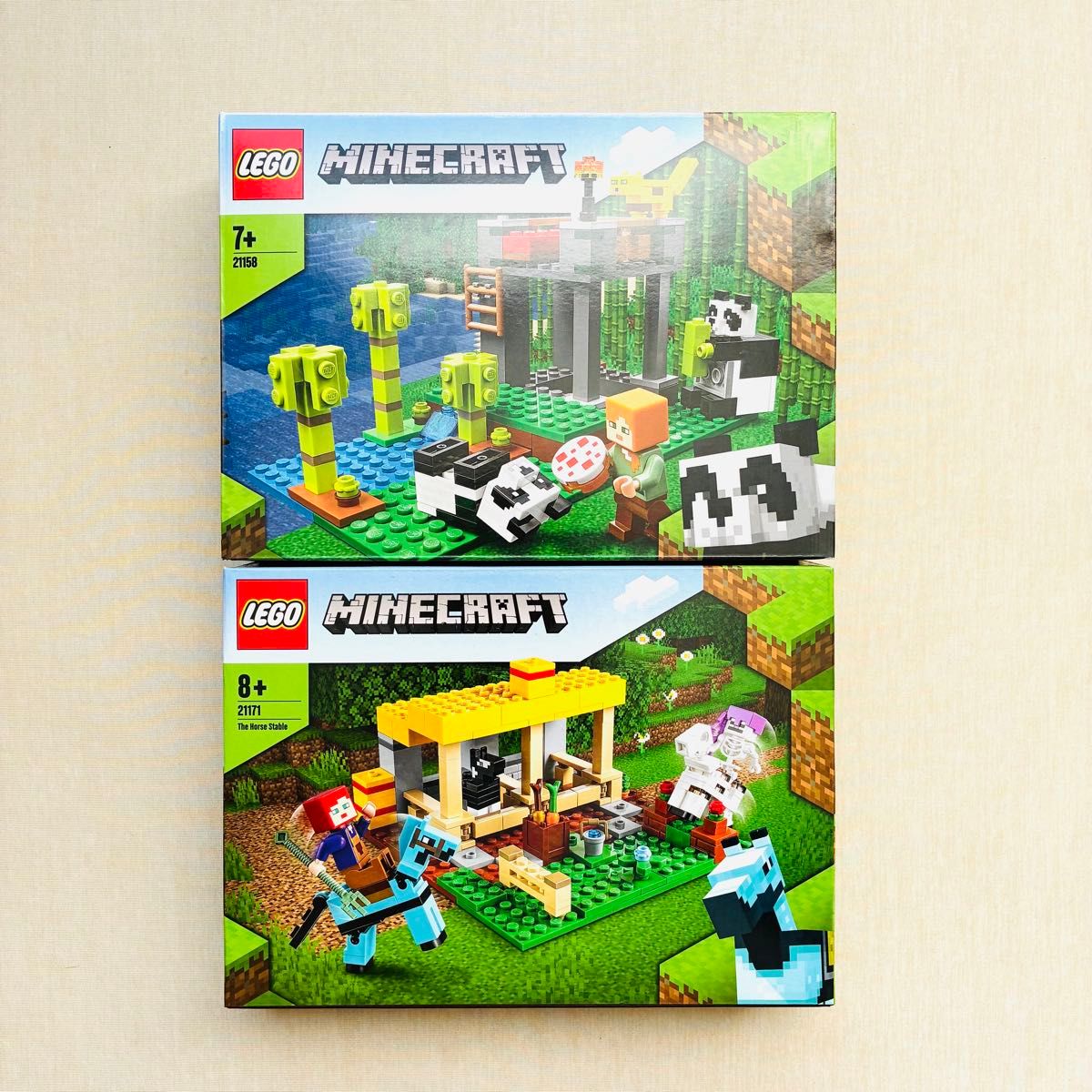 【未开封】乐高LEGO minecraft两点套装21158 21171