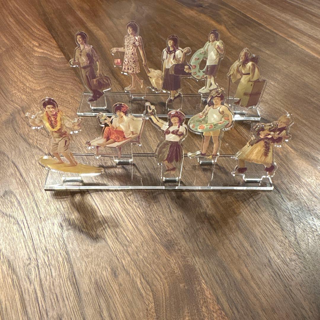Arashi Traveling Exhibition Acrylic Stand Family Trip Family Trip in Hawaii