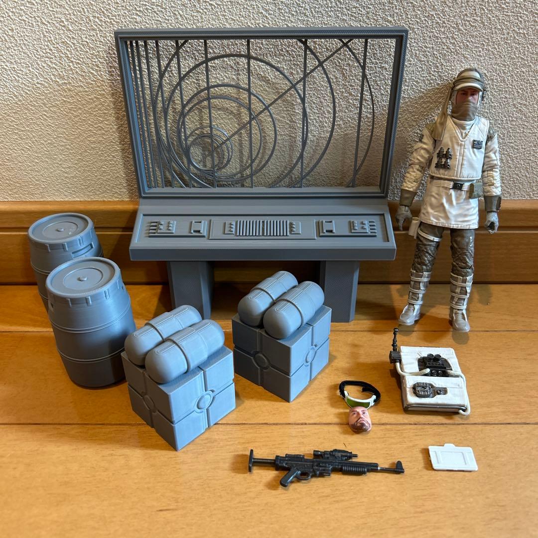 Star Wars Black Series Hoth Trooper Rebel Soldier Diorama Set