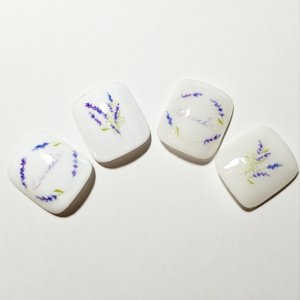 Foot Big Toe Lavender Nail