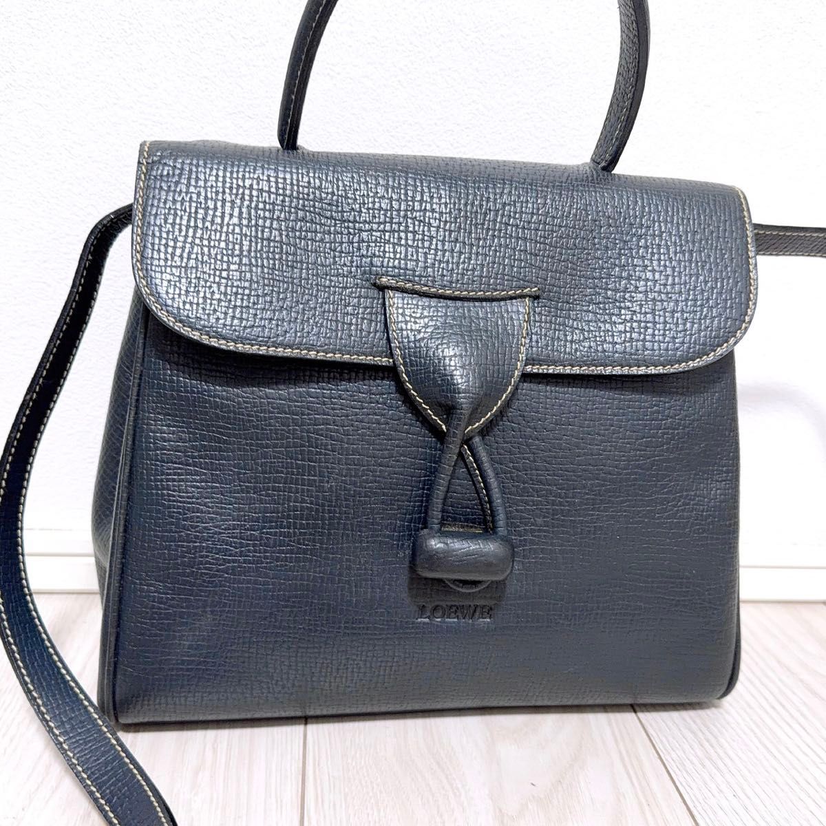 《美品》LOEWE(ロエベ)2wayバッグ バルセロナ