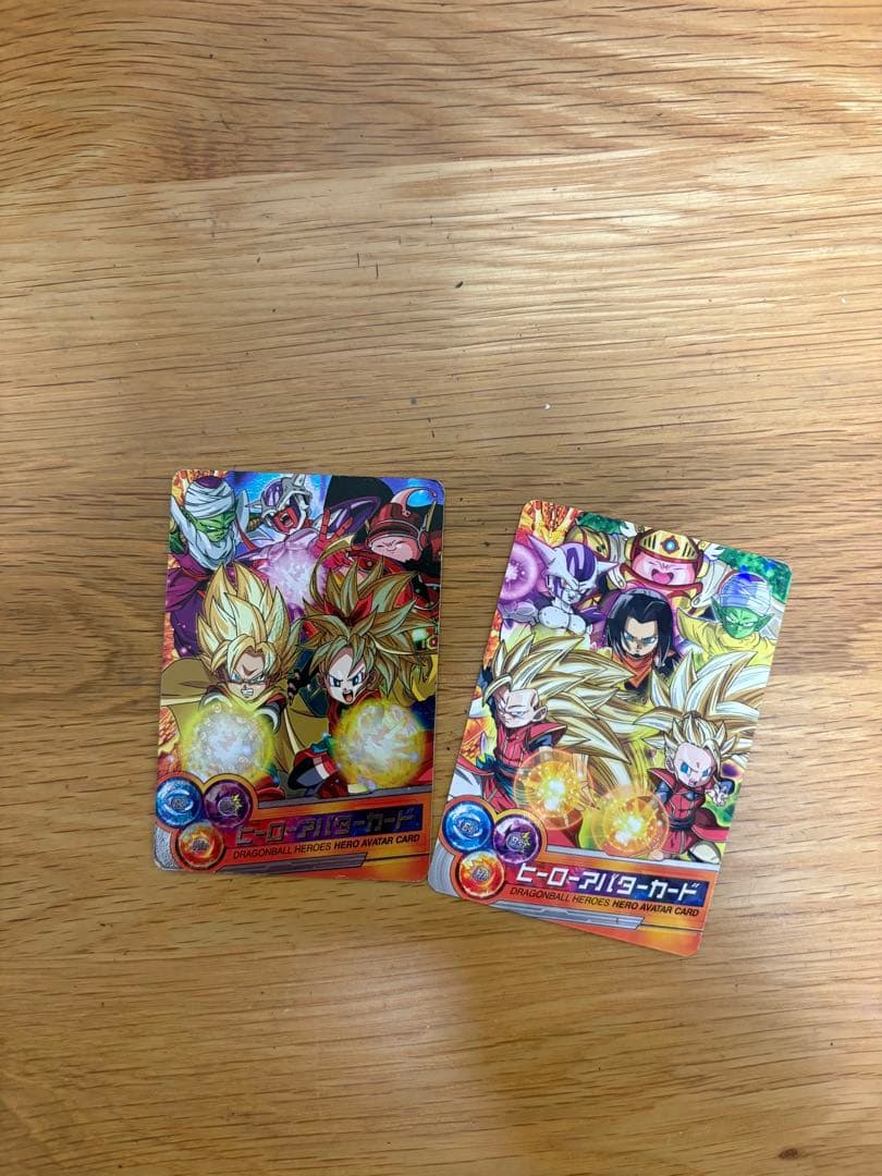 Super Dragon Ball Heroes Hero Avatar Card 2 pieces set