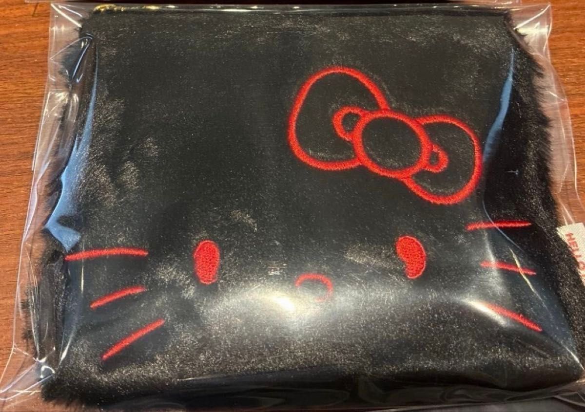 ★可订购2件套装★迷你商店 Hello Kitty 毛绒包 2件套 黑色 红色 Sanrio