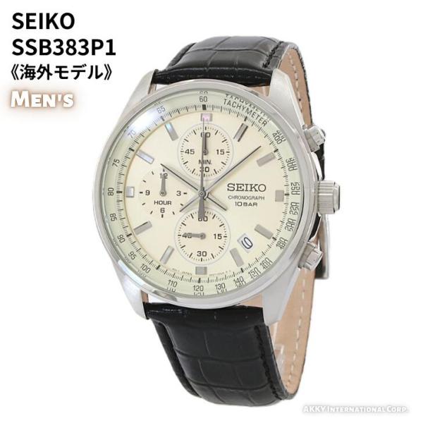 SEIKO手表计时激光海外模型SSB383P1男士 [逆进口品]