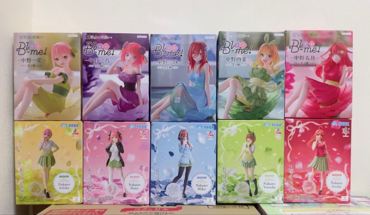 五等分的新娘 手办 10体套装 Bloo-mi! Luminasta 打包出售