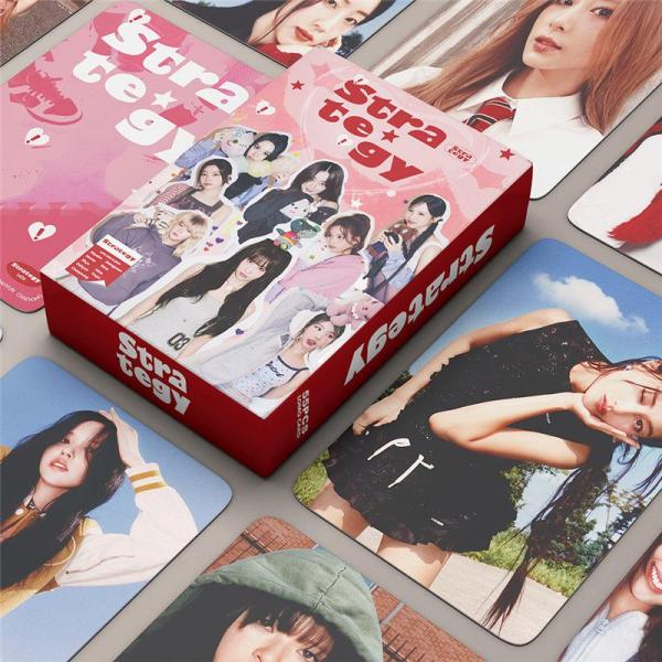 TWICEグッズ フォト カード 55枚 セット トレカ トゥワイス 写真 全員 STRATEGY フォトカード K-POP 韓国 アイドル 応援 小物 LOMOカード SANA MOMO MINA