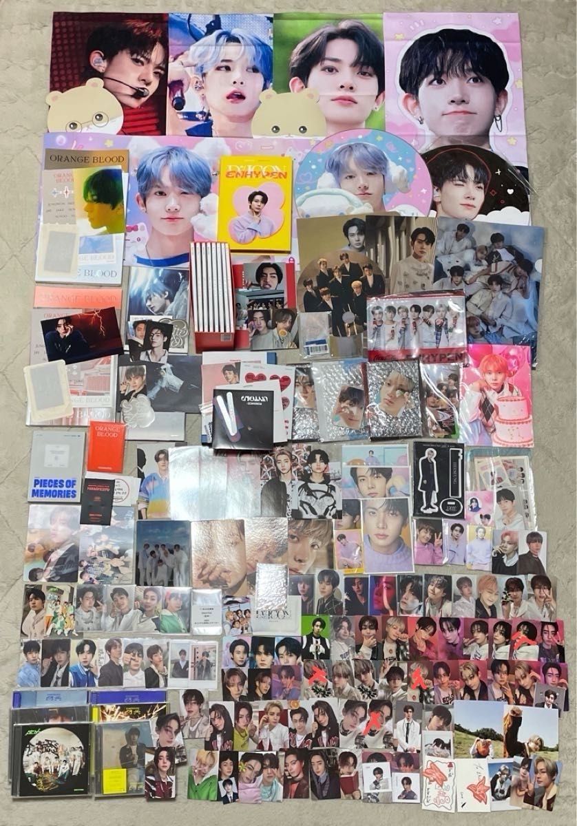ENHYPEN 希胜多件打包出售 小卡 应援棒 透明文件夹 希胜亚克力立牌 相册 CD 等