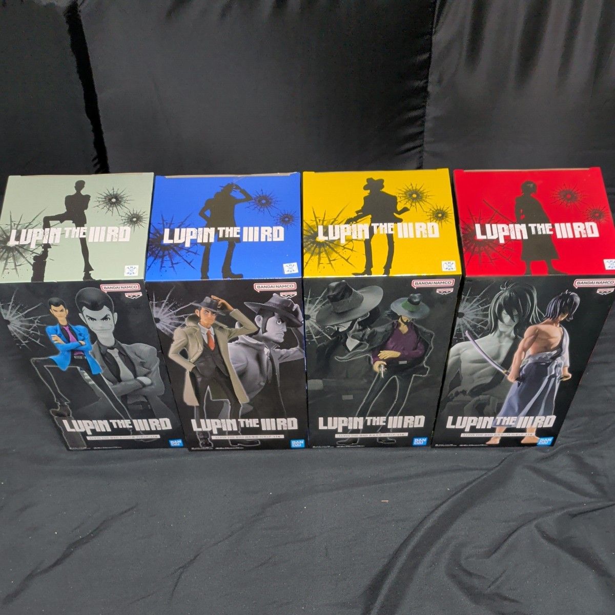 LUPIN THE IIIRD Figure 4-Piece Set: Lupin, Zenigata, Goemon