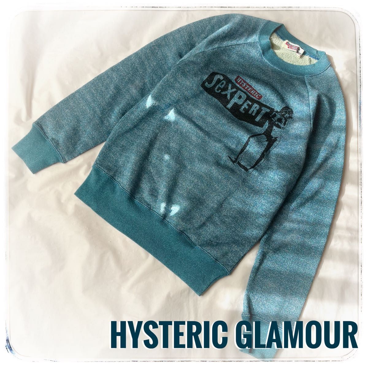 HYSTERIC GLAMOUR Hysteric Glamour 运动衫 亮片 90s 00s 二手