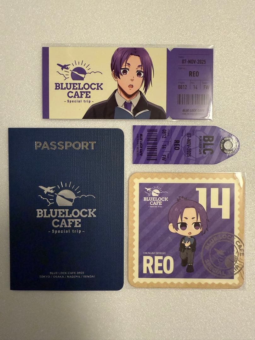 蓝色监狱 特别旅行 联名咖啡馆 护照 御影玲王
