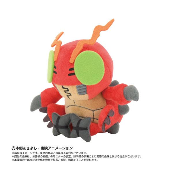 包邮◆数码宝贝冒险 娃娃毛绒玩具 天线兽 万代南梦宫出品【4月预订】