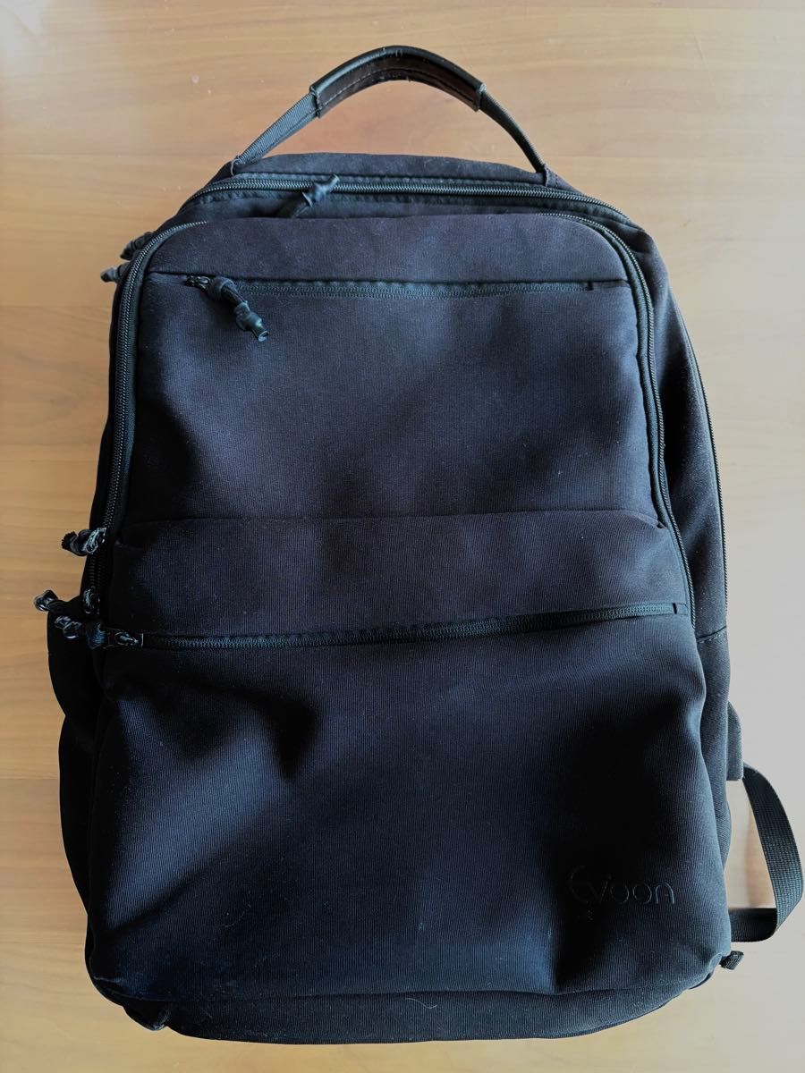 Evoon Multi-Business Backpack, Black, Business Backpack with Harness Pocket and Bottom Studs