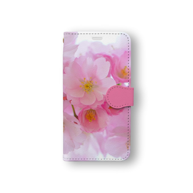 樱花 13 翻盖式手机壳 樱花 iPhone Xperia Galaxy AQUOS arrows Google pixel