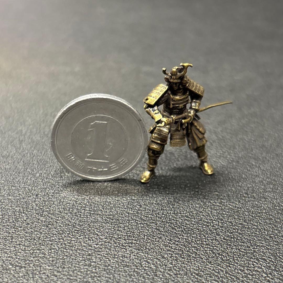 Samurai Miniature Figure Brass EDC
