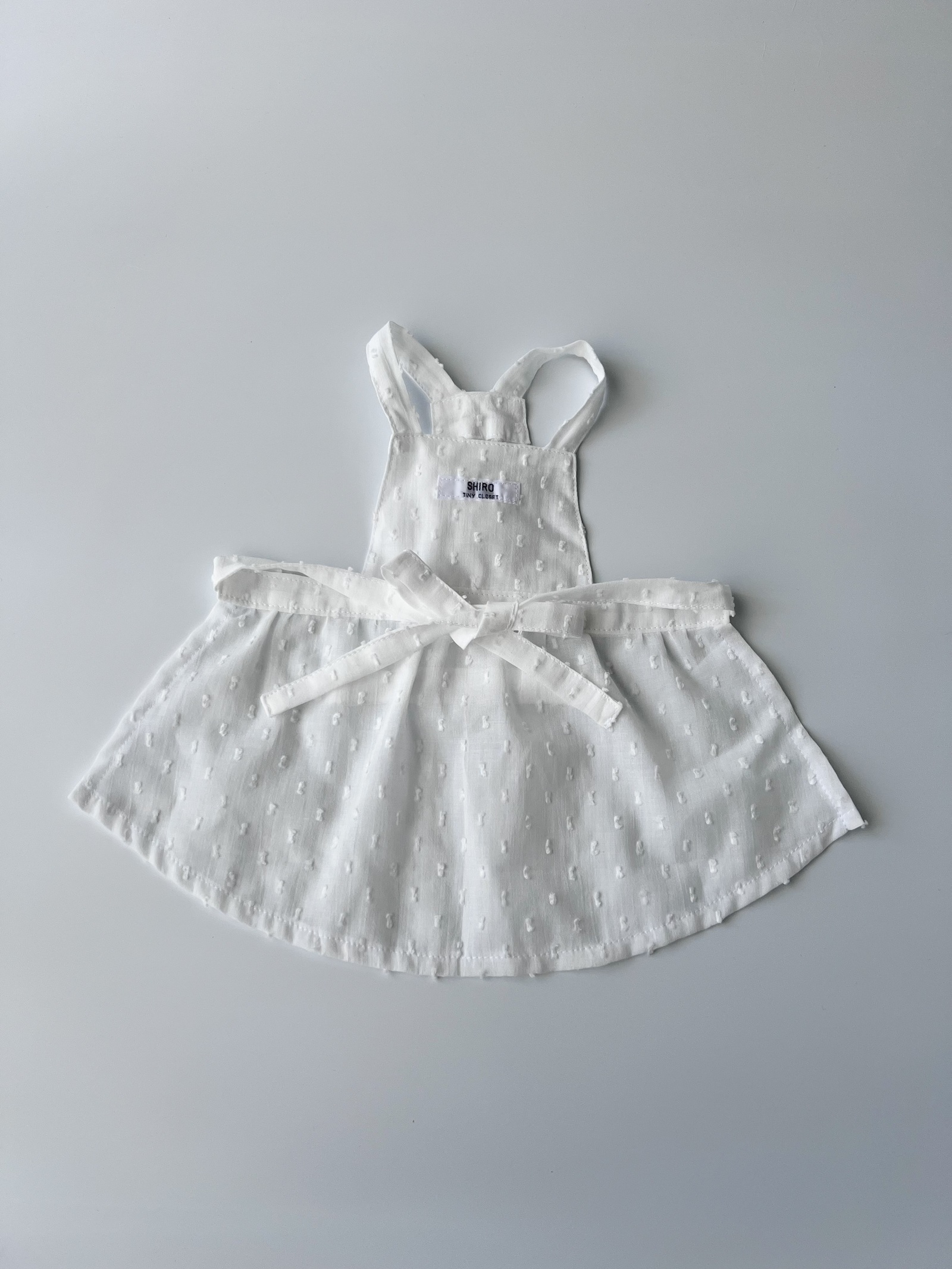 围裙连衣裙 - 围裙连衣裙 - 白色 size3S