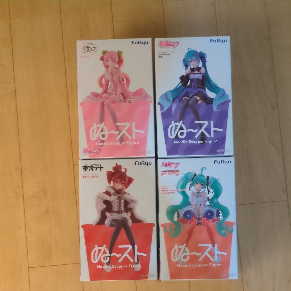 Furyu Nendoroid Stopper 手办 初音未来 重音Teto 4款套装
