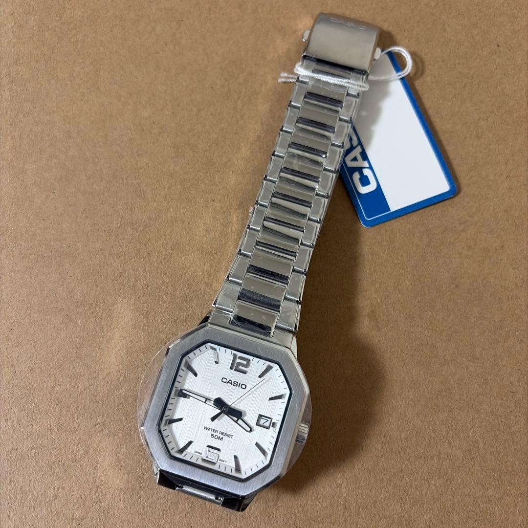 CASIO Watch MTP B195D Silver