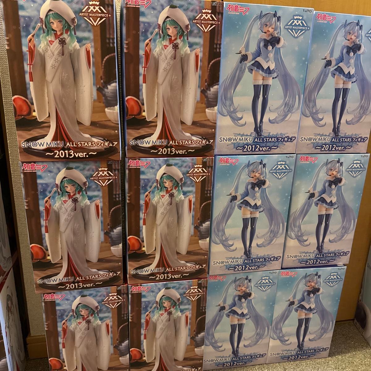 初音未来 SNOW MIKU ALL STARS 手办 2012ver . 2013ver . 12件套装
