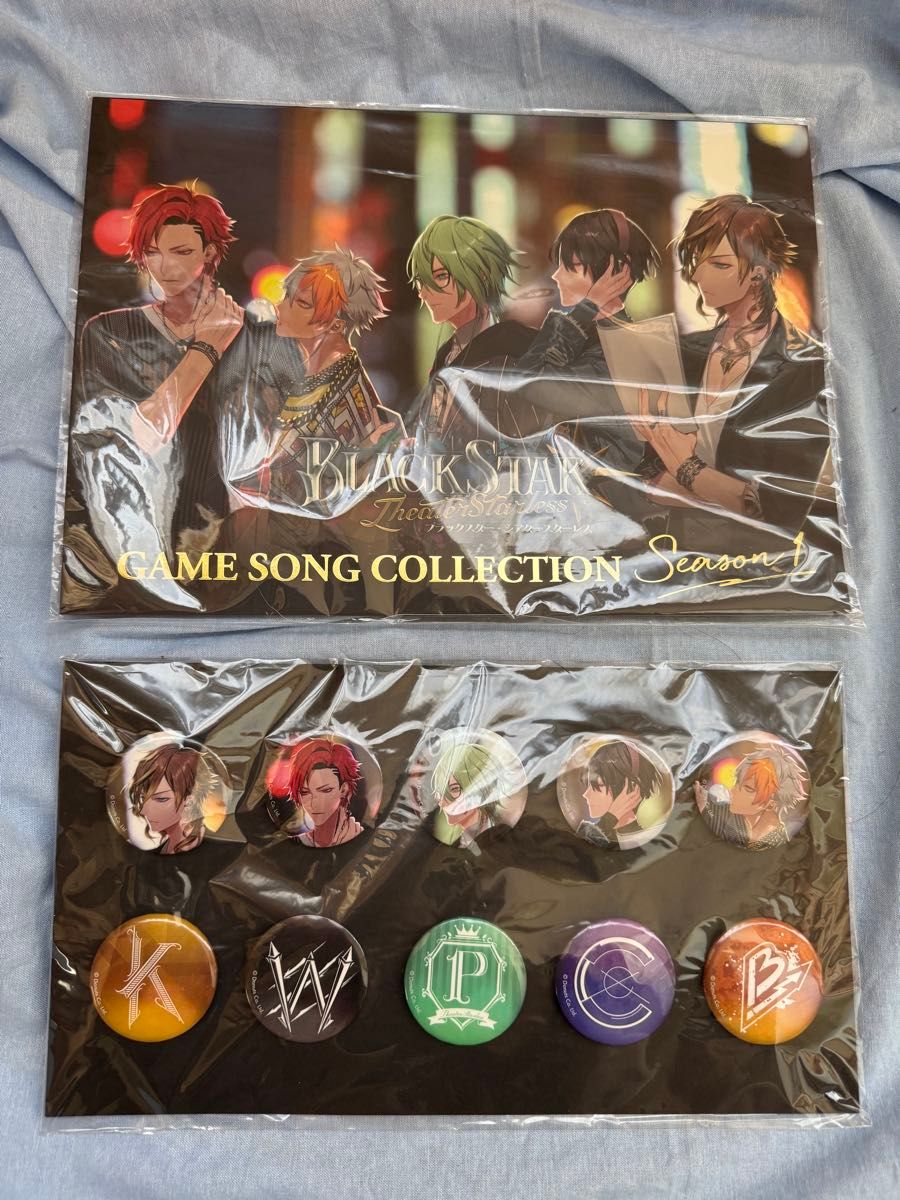 黑色星 Theater Starless GAME SONG COLLECTION Season1 特典徽章套装