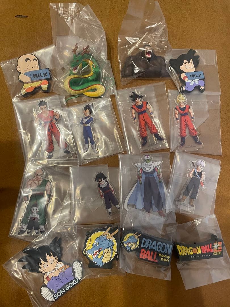 Dragon Ball Ichiban Kuji Figure Acrylic Stand Complete Rubber Set