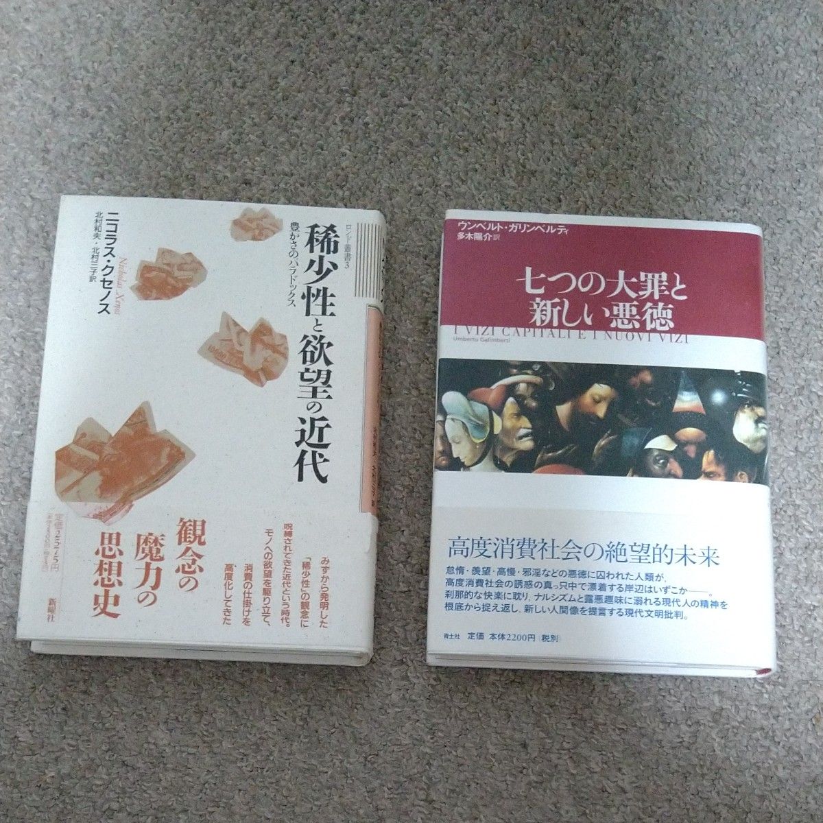 稀缺性与欲望的现代 & 七宗罪与新恶德 2册套装
