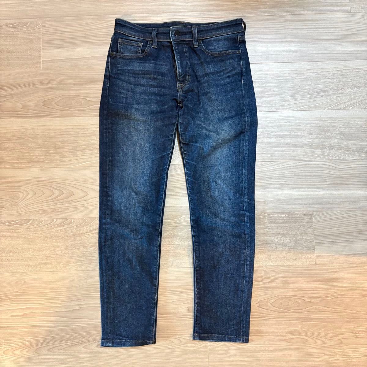 UNIQLO JEANS 女士 紧身牛仔裤 靛蓝 无性别优衣库 牛仔裤 靛蓝色