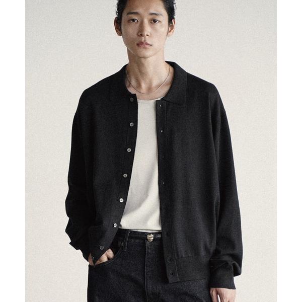 シャツ T/C BASIC KNIT SHIRT CARDIGAN メンズ レディース