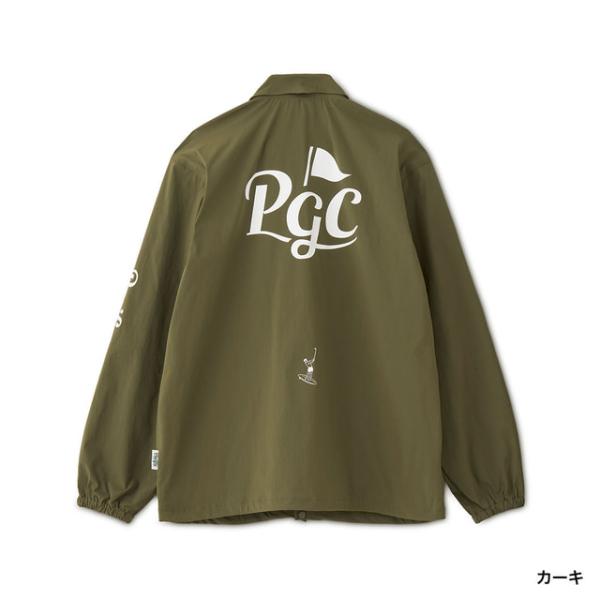 パシフィックゴルフクラブ ゴルフウェア 長袖ウインドブレーカー 秋 冬 BACK FLAG LOGO COACH JACKET 26OTR742TS メンズ Pacific GOLF CLUB