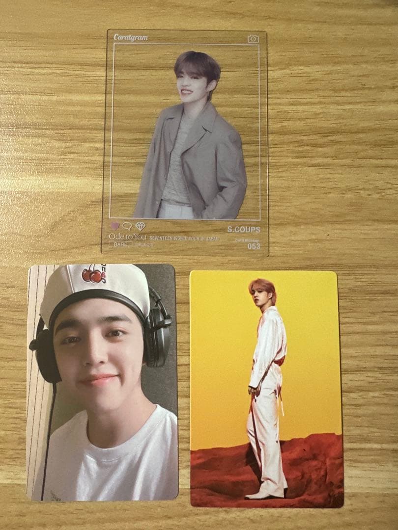 SEVENTEEN S.COUPS 交易卡 3张套装8