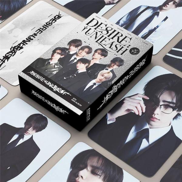 ENHYPEN周边商品 照片卡 55张套装 交易卡 ENHYPEN 全员照片卡 K-POP 韩国偶像 DESIRE UNLEASH 应援小物 LOMO卡 NIKI JAY