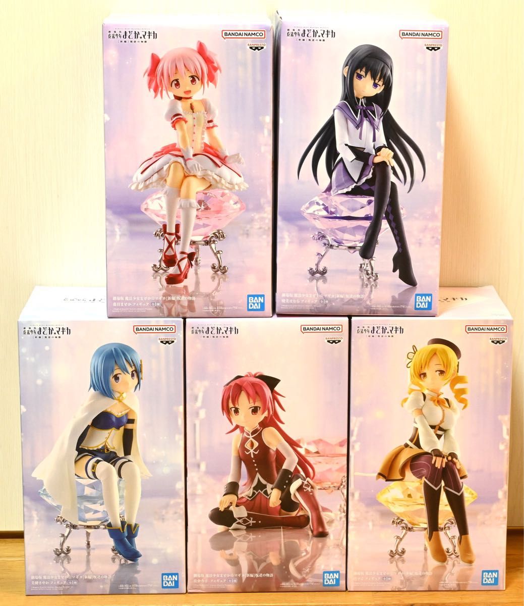 【【未拆封纸箱发货】剧场版 魔法少女小圆 新篇 叛逆的物语 手办 5体套装