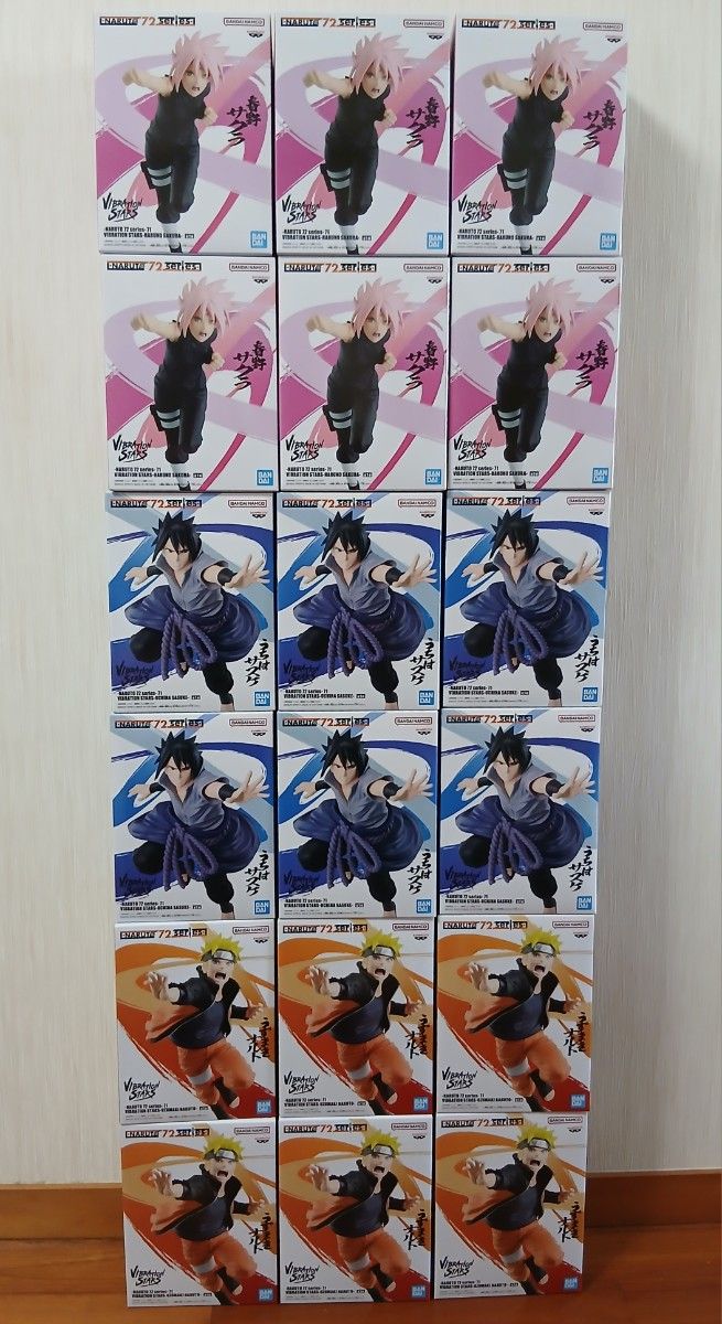 ★18个套装★ 漩涡鸣人 宇智波佐助 春野樱 VIBRATION STARS 手办 NARUTO疾风传