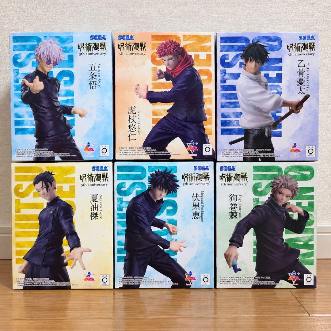 【全新未拆封】咒术回战 第五弹 手办6个装 轮转限定