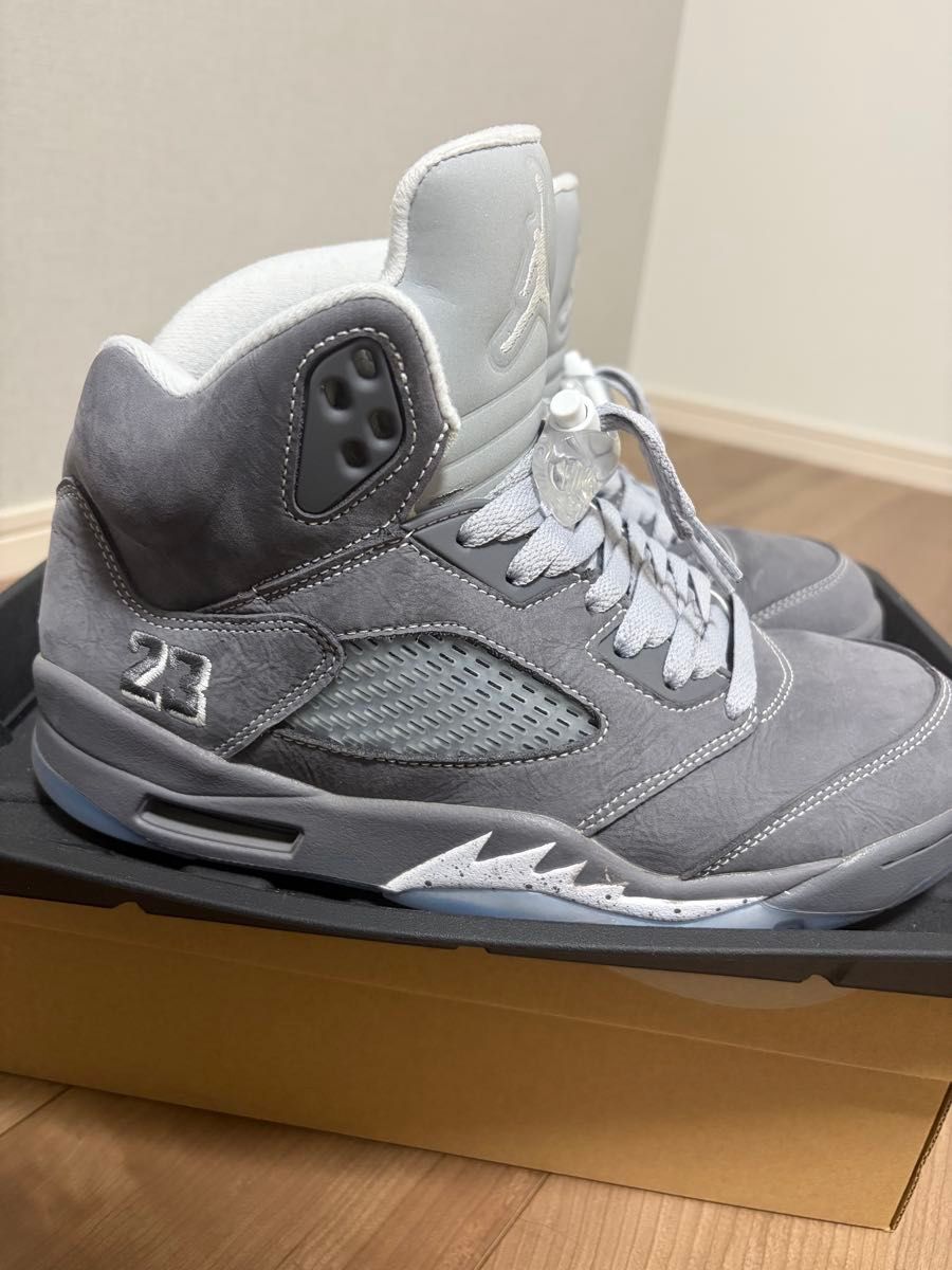 耐克 Air Jordan 5 Retro “浅石墨/狼灰” 26.5 狼灰色