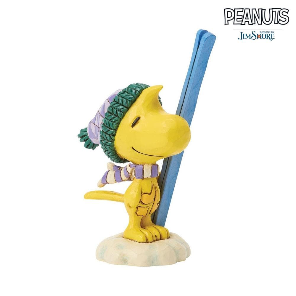 [Christmas Limited] Woodstock with Ski Mini Snoopy Jim Shore